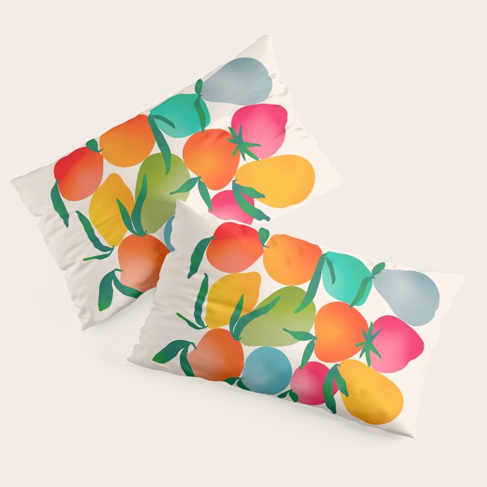 2025 BRIGHT FRUIT MARKET CALENDAR Pillow Sham