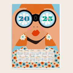 2025 Calendar - Seeking New Horizons Poster