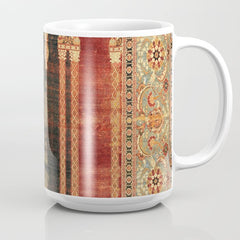 16th Century Carpet with Triple-Arch Design Turkish Print Coffee Mug