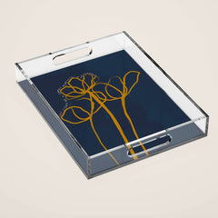 "Let Light Be A Sweet Rebellion In The Shadows." Acrylic Tray