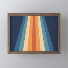 70's Retro Stripes Mini Art Print