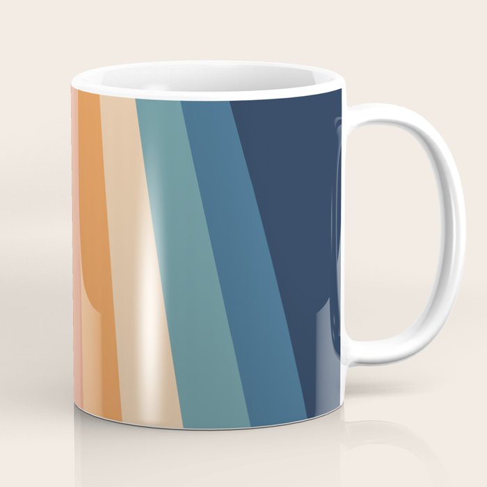 70's Retro Stripes Coffee Mug
