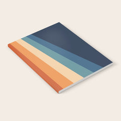 70's Retro Stripes Notebook