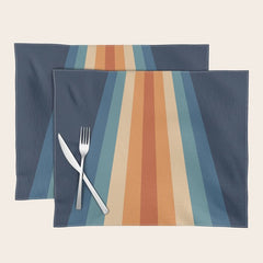 70's Retro Stripes Placemat