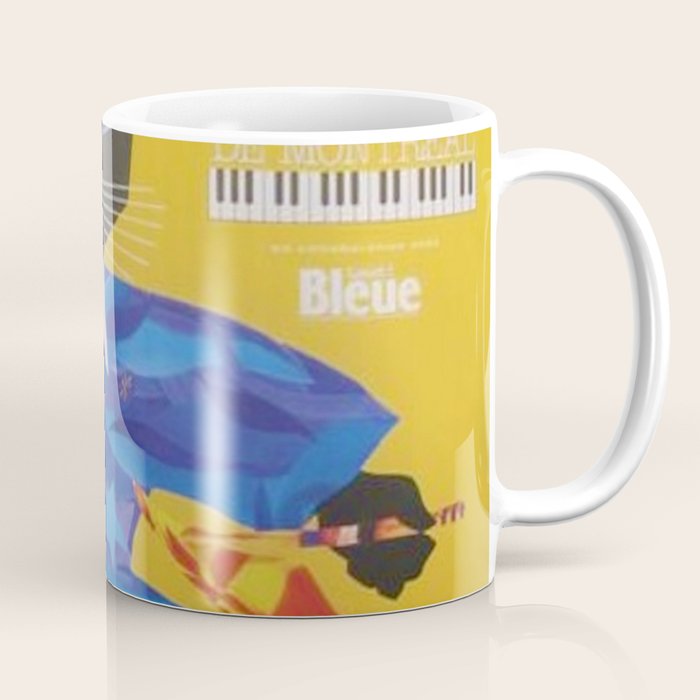 1994 Montreal Jazz Festival Cool Cat Poster No. 3 Gig Advertisement Coffee Mug