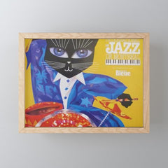1994 Montreal Jazz Festival Cool Cat Poster No. 3 Gig Advertisement Mini Art Print