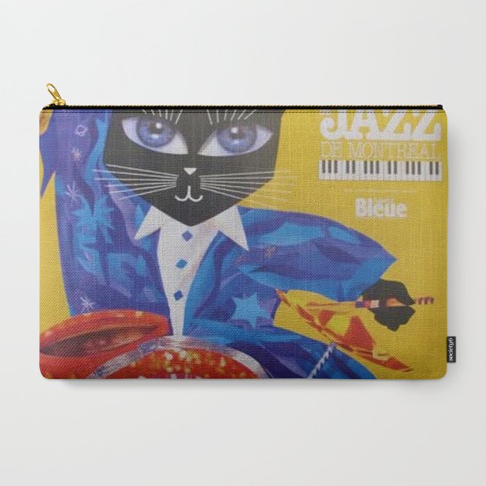 1994 Montreal Jazz Festival Cool Cat Poster No. 3 Gig Advertisement Carry All Pouch