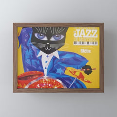 1994 Montreal Jazz Festival Cool Cat Poster No. 3 Gig Advertisement Mini Art Print