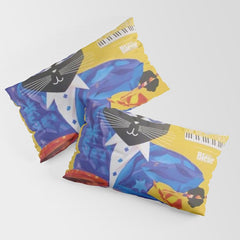 1994 Montreal Jazz Festival Cool Cat Poster No. 3 Gig Advertisement Pillow Sham