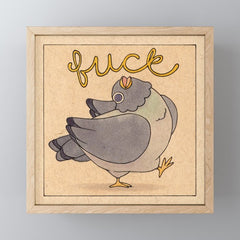 Fuck' Pigeon 02 Mini Art Print