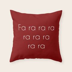 A Christmas Story Fa ra ra Deck the Halls Christmas Carol Throw Pillow