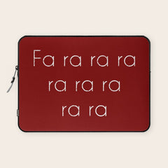 A Christmas Story Fa ra ra Deck the Halls Christmas Carol Laptop Sleeve