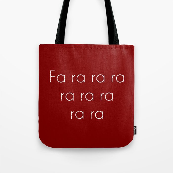 A Christmas Story Fa ra ra Deck the Halls Christmas Carol Tote Bag