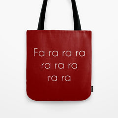 A Christmas Story Fa ra ra Deck the Halls Christmas Carol Tote Bag