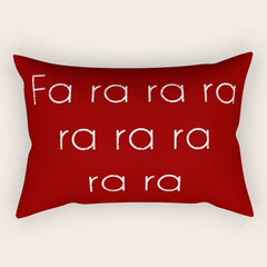 A Christmas Story Fa ra ra Deck the Halls Christmas Carol Rectangular Pillow
