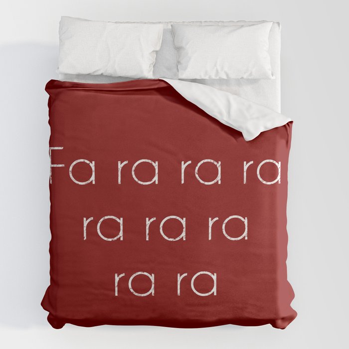 A Christmas Story Fa ra ra Deck the Halls Christmas Carol Duvet Cover
