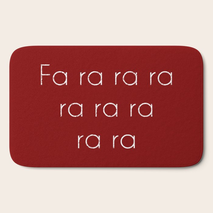 A Christmas Story Fa ra ra Deck the Halls Christmas Carol Bath Mat