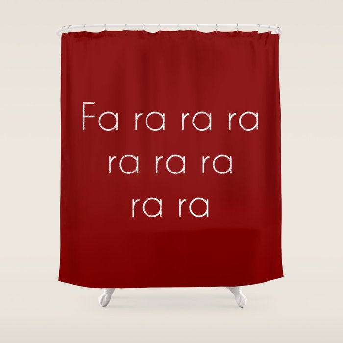 A Christmas Story Fa ra ra Deck the Halls Christmas Carol Shower Curtain
