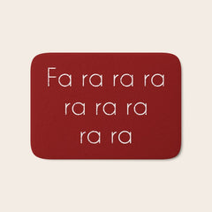 A Christmas Story Fa ra ra Deck the Halls Christmas Carol Bath Mat