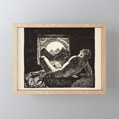 "Go to Bed" by Rockwell Kent (1919) Mini Art Print