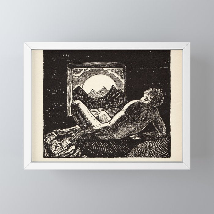 "Go to Bed" by Rockwell Kent (1919) Mini Art Print