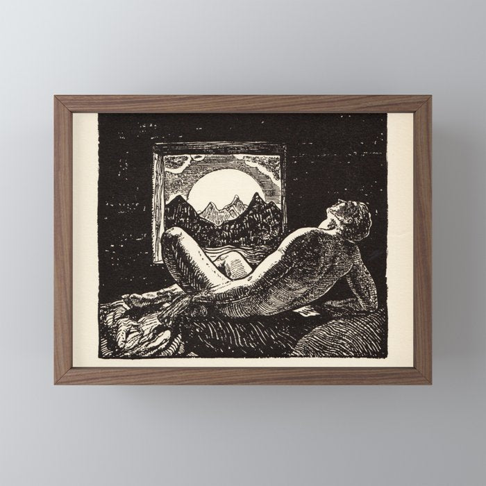 "Go to Bed" by Rockwell Kent (1919) Mini Art Print