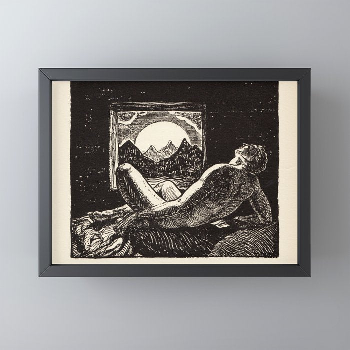 "Go to Bed" by Rockwell Kent (1919) Mini Art Print