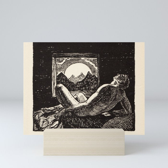 "Go to Bed" by Rockwell Kent (1919) Mini Art Print