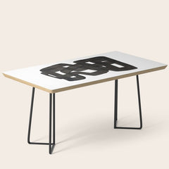 Boulder' Mid Century Modern Fun Abstract Shapes  Coffee Table