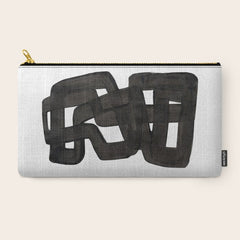 Boulder' Mid Century Modern Fun Abstract Shapes  Carry All Pouch