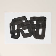 Boulder' Mid Century Modern Fun Abstract Shapes  Welcome Mat