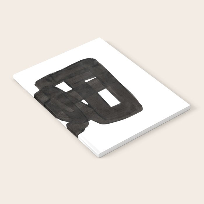 Boulder' Mid Century Modern Fun Abstract Shapes  Notebook