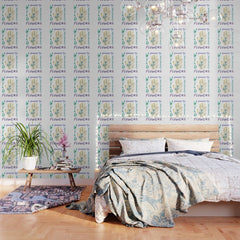 90s Wild Flowers Exhibition Poster Wallpaper