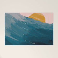 "One Wave At A Time" Welcome Mat