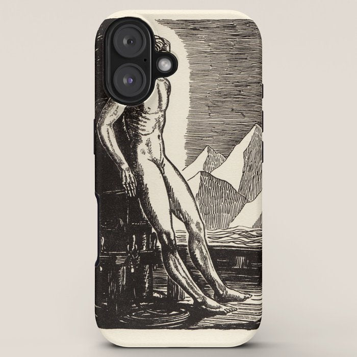 "Day" by Rockwell Kent (1919) iPhone Case