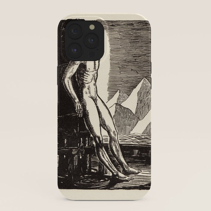 "Day" by Rockwell Kent (1919) iPhone Case