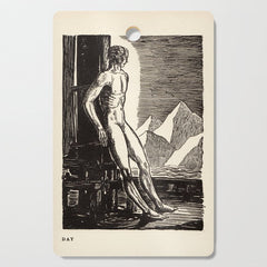 "Day" by Rockwell Kent (1919) Cutting Board