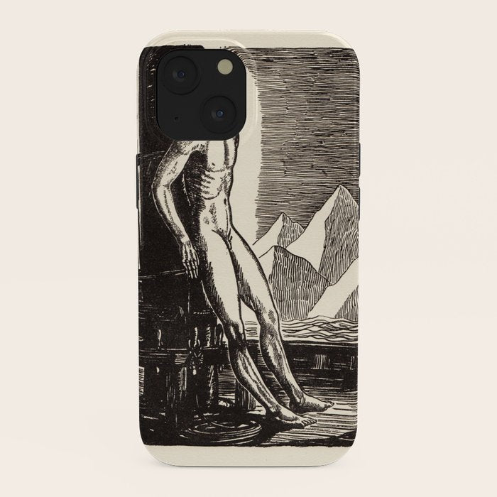 "Day" by Rockwell Kent (1919) iPhone Case