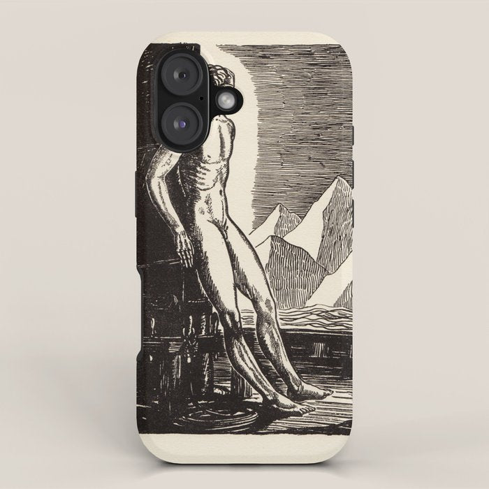 "Day" by Rockwell Kent (1919) iPhone Case