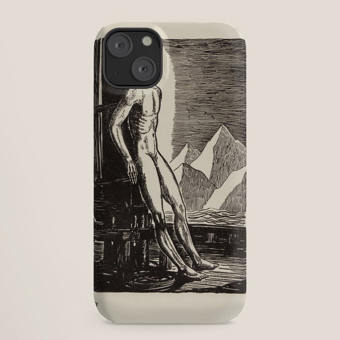 "Day" by Rockwell Kent (1919) iPhone Case