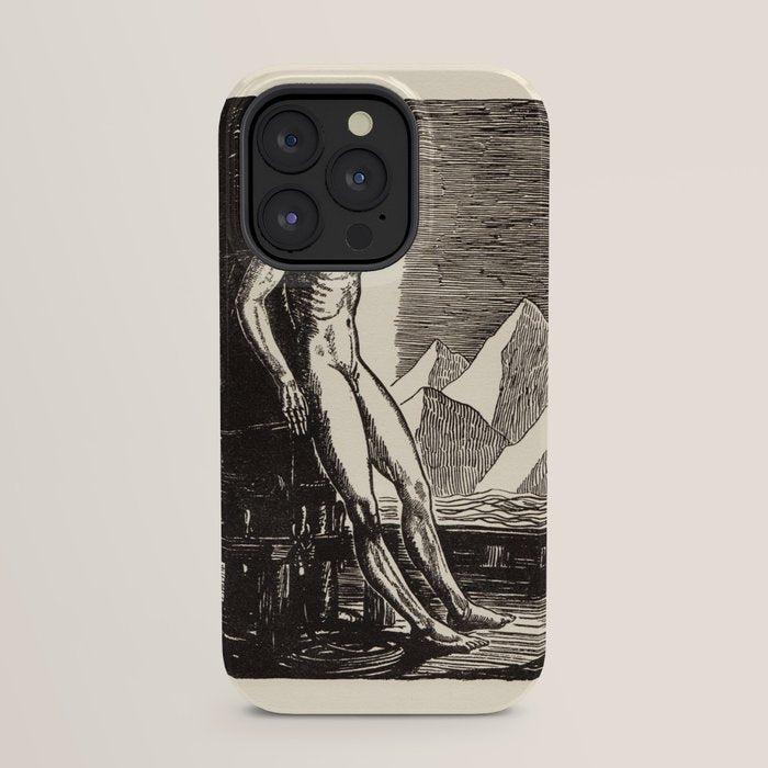 "Day" by Rockwell Kent (1919) iPhone Case