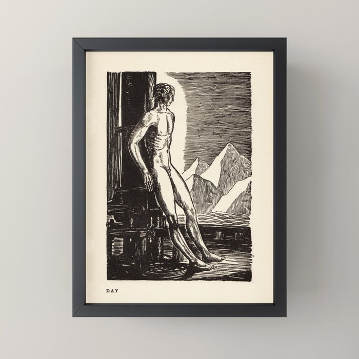 "Day" by Rockwell Kent (1919) Mini Art Print