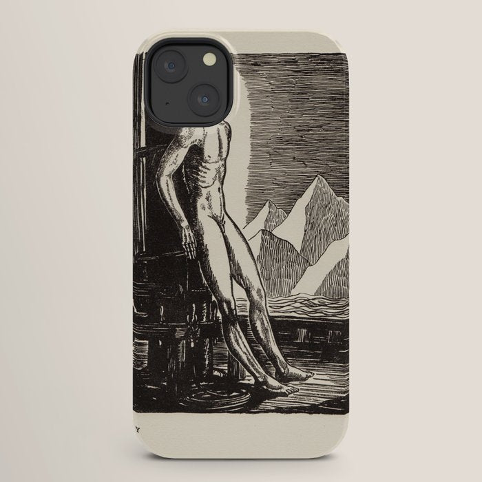 "Day" by Rockwell Kent (1919) iPhone Case