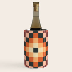 70s color squares pattern  Wine Chiller