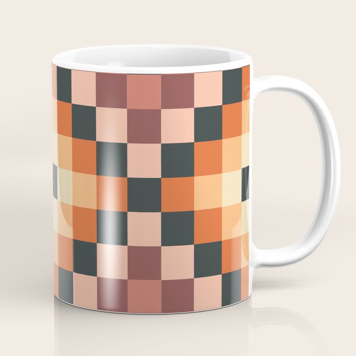 70s color squares pattern  Coffee Mug