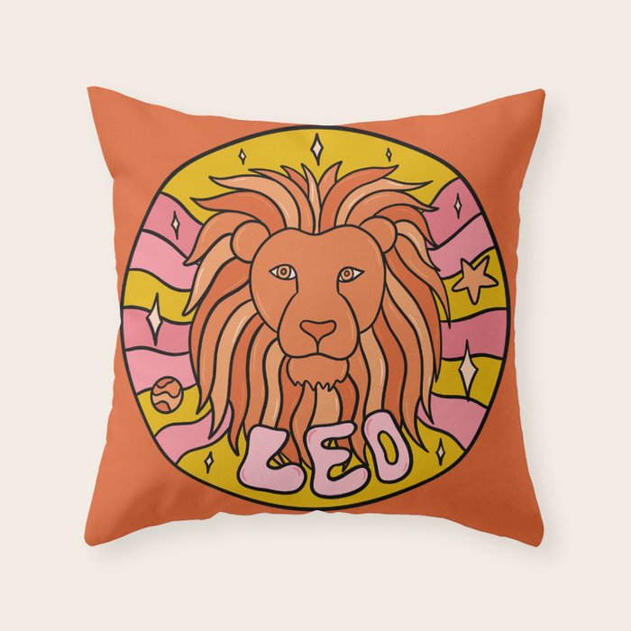 2020 Leo Throw Pillow