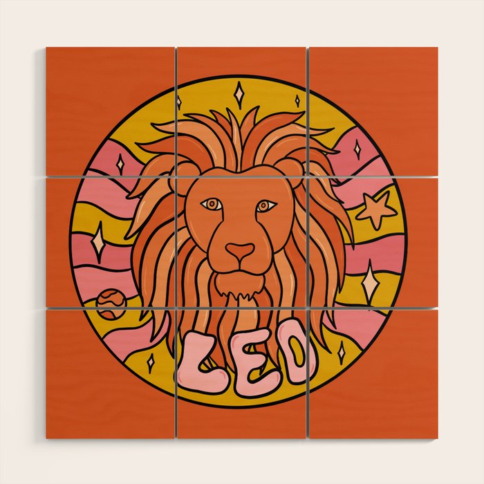 2020 Leo Wood Wall Art