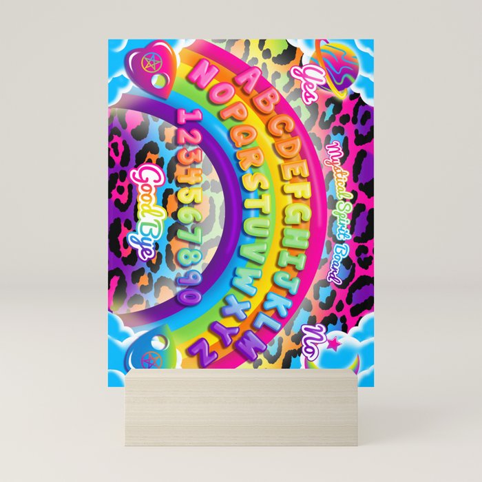 1997 Neon Rainbow Spirit Board Mini Art Print