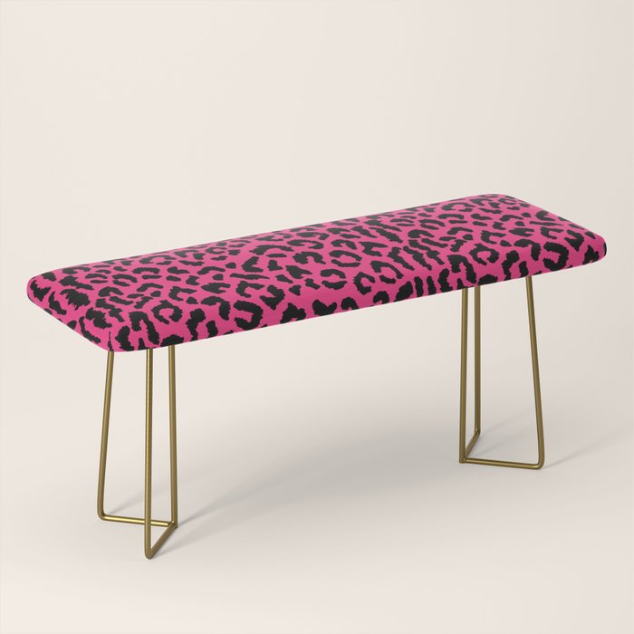 2000s leopard-black on hot pink Bench