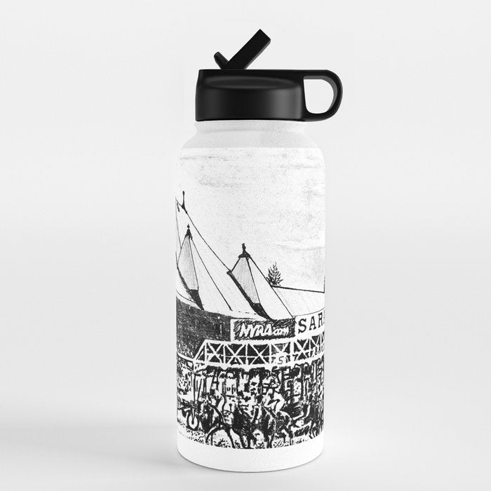 "The Starting Gate" Saratoga Springs Race Course Track Water Bottle